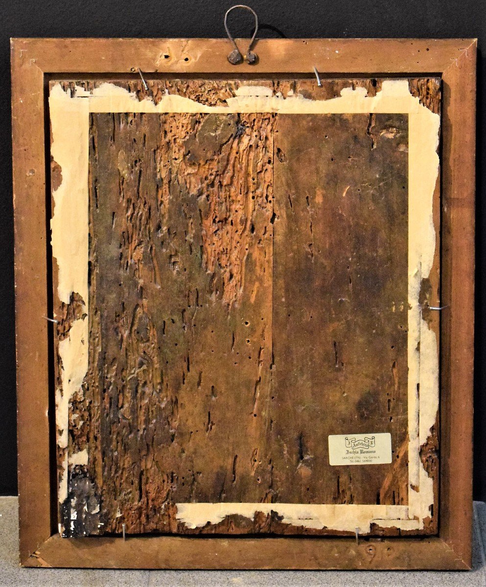 Ecce Homo -  Maestro Fiammingo  - olio su tavola  XVI° secolo-photo-7