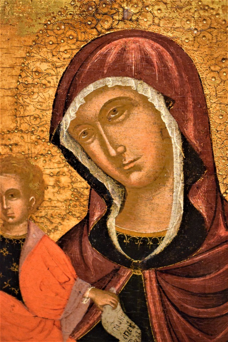 MÈRE DE CONSOLATION - cercle du NIKOLAOS TZAFOURIS - Crète XVIème-photo-3