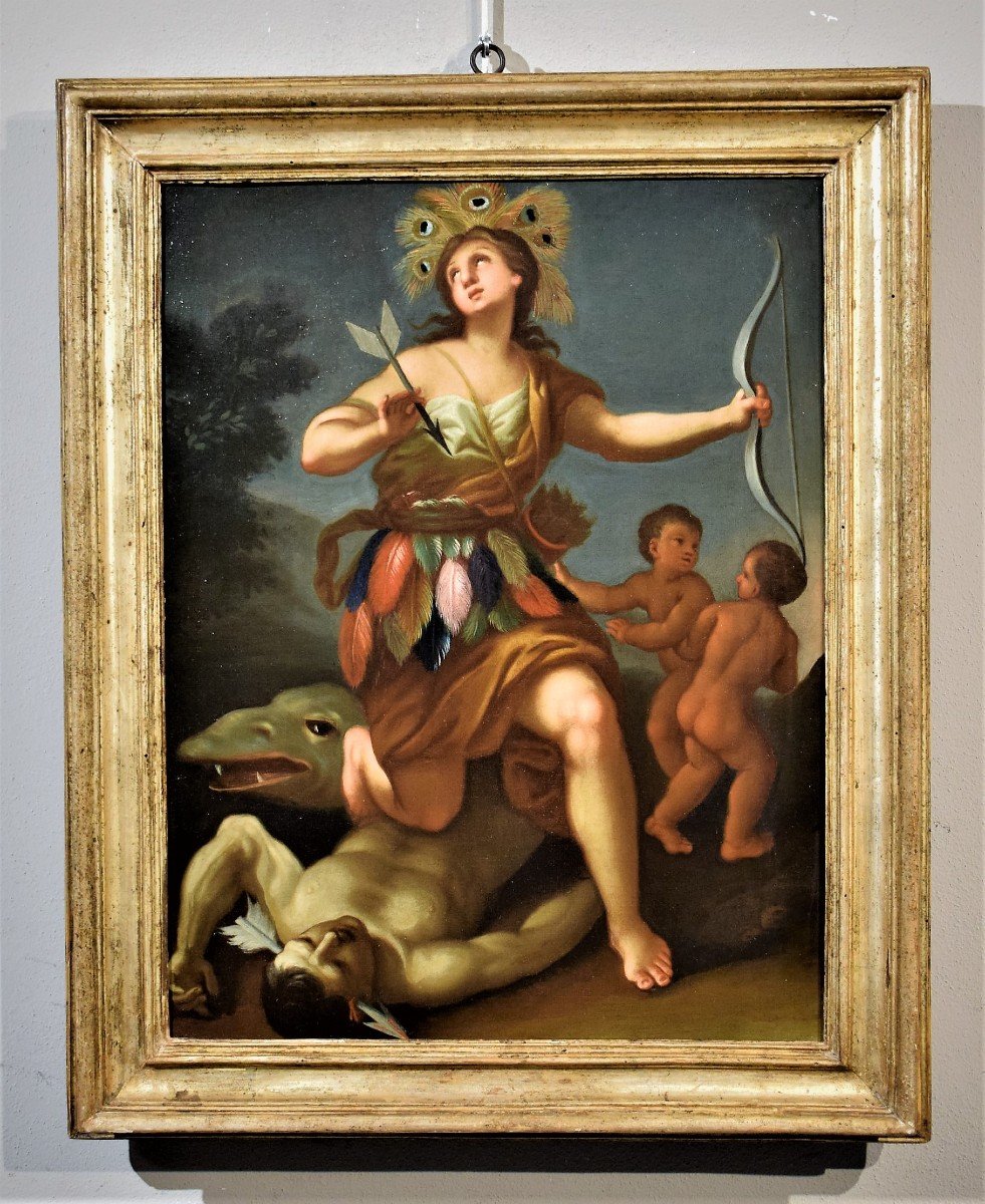 Allegoria dell'America - Francesco Trevisani (Capodistria 1656-Roma 1746) bottega-photo-7