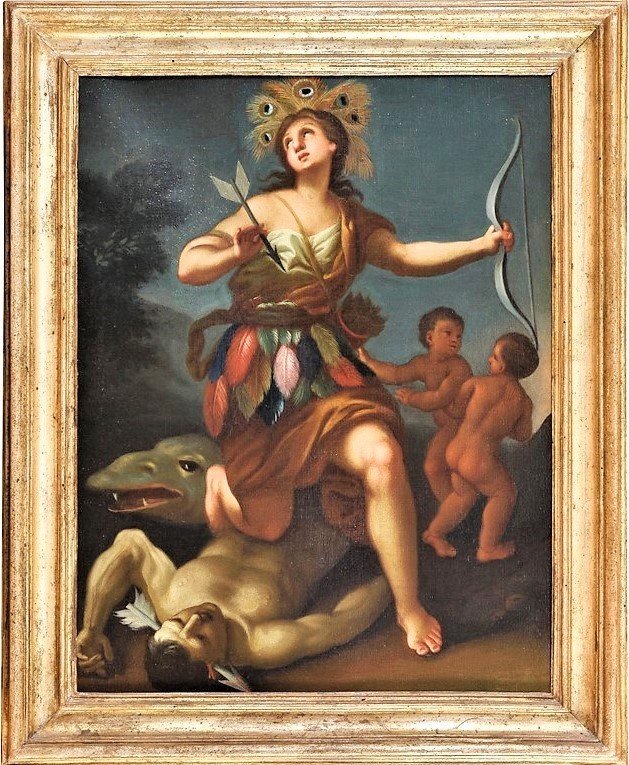 Allegoria dell'America - Francesco Trevisani (Capodistria 1656-Roma 1746) bottega