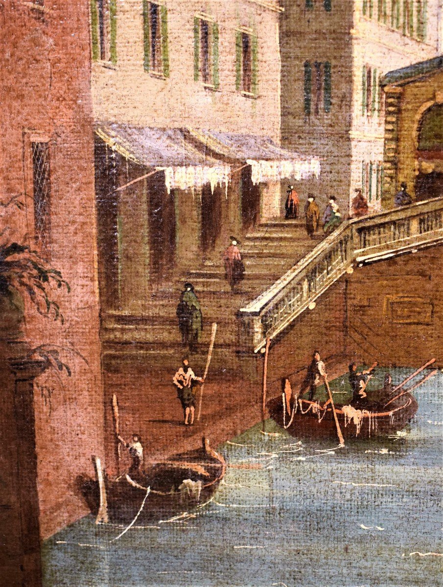 Venezia, Canal Grande e Ponte di Rialto - Giovanni Grubas (Venezia, 1830 – Pola, 1919)-photo-5