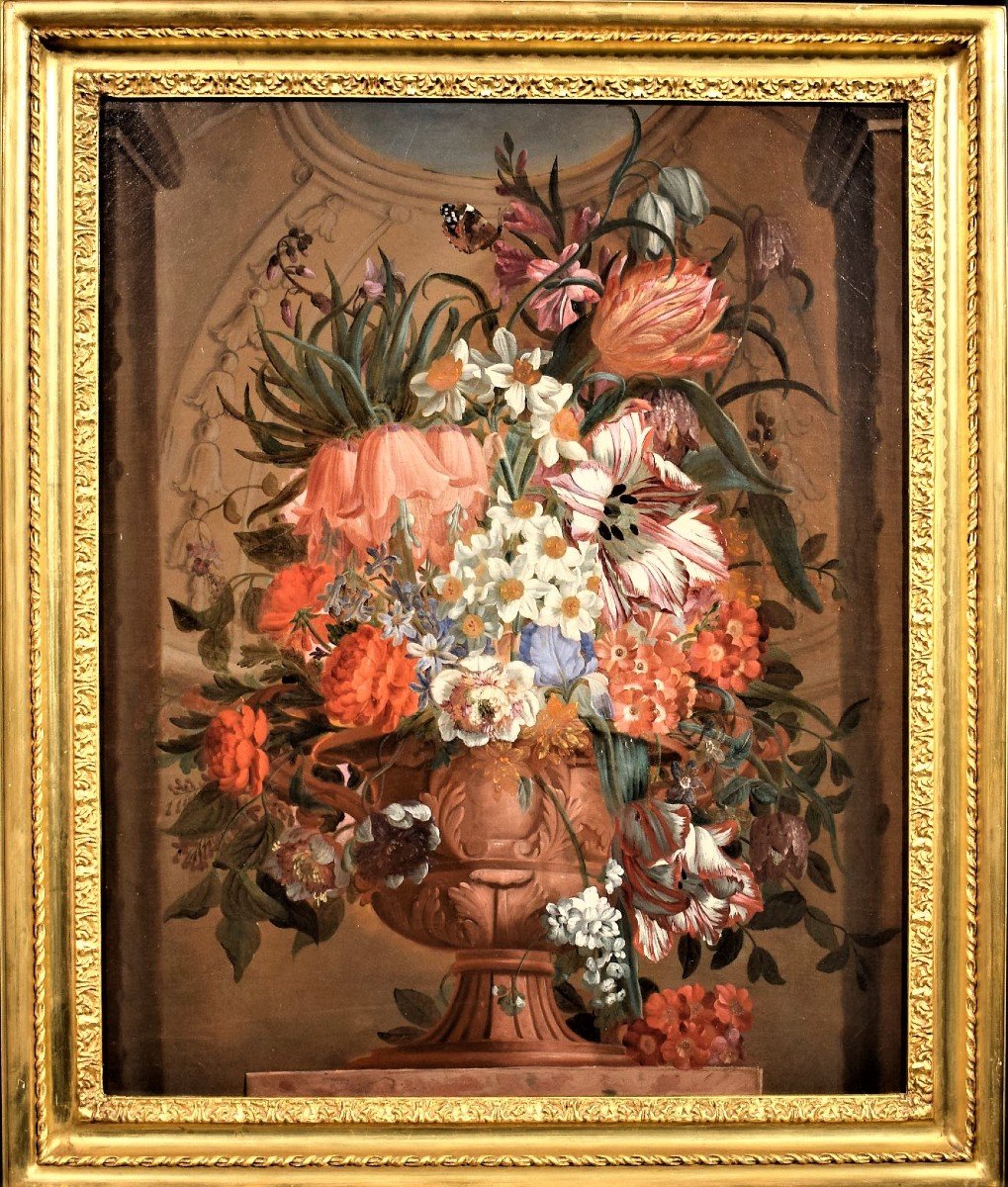 Natura Morta di Fiori in vaso Mediceo - Jan Frans van Dael (1764-1840) 