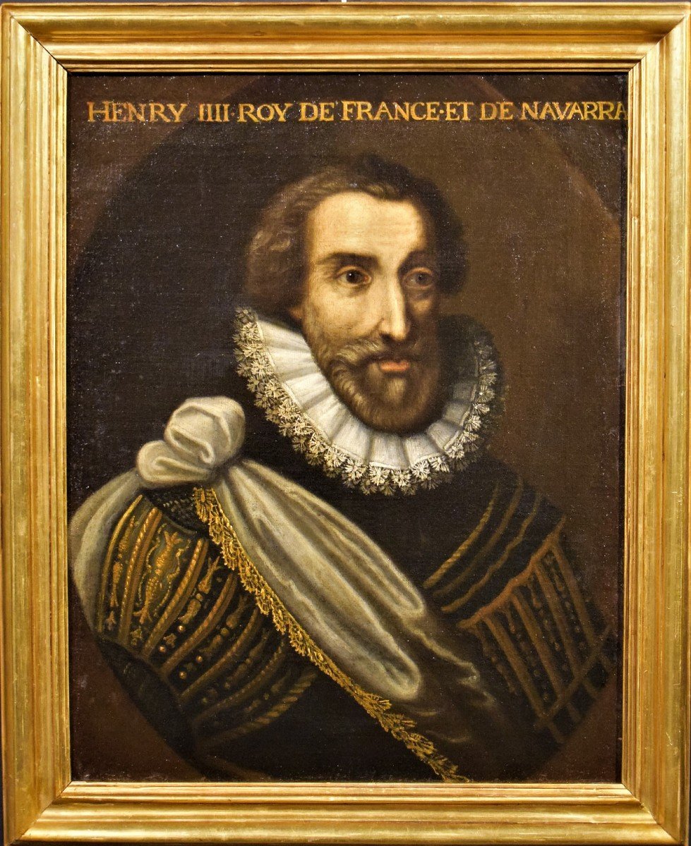 Ritratto di Enrico IV, re di Francia e di Navarra - scuola francese fine del XVI secolo