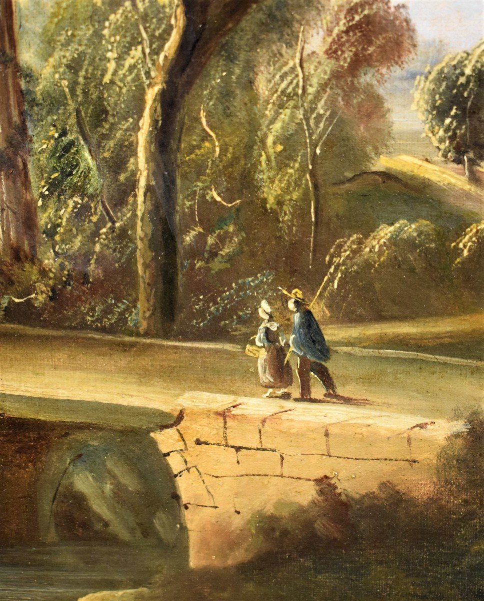 Paesaggio fluviale - Paolo Anesi (Roma 1697-1773) bottega-photo-3