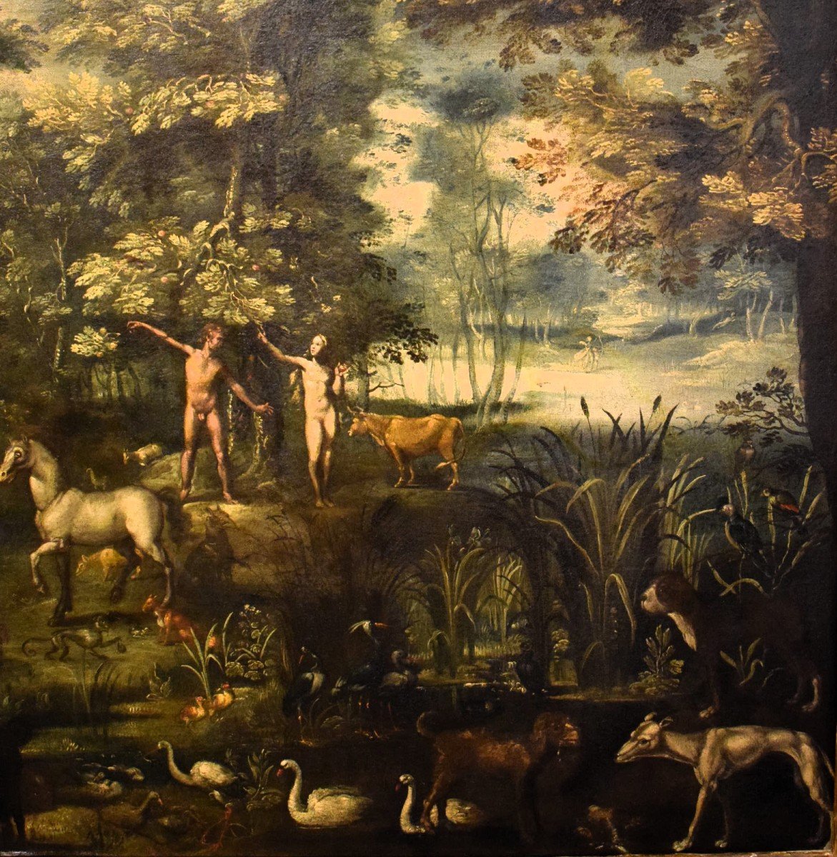 Il Paradiso Terrestre  - Jan Brueghel II° (Anversa, 1601 – 1678) bottega-photo-2