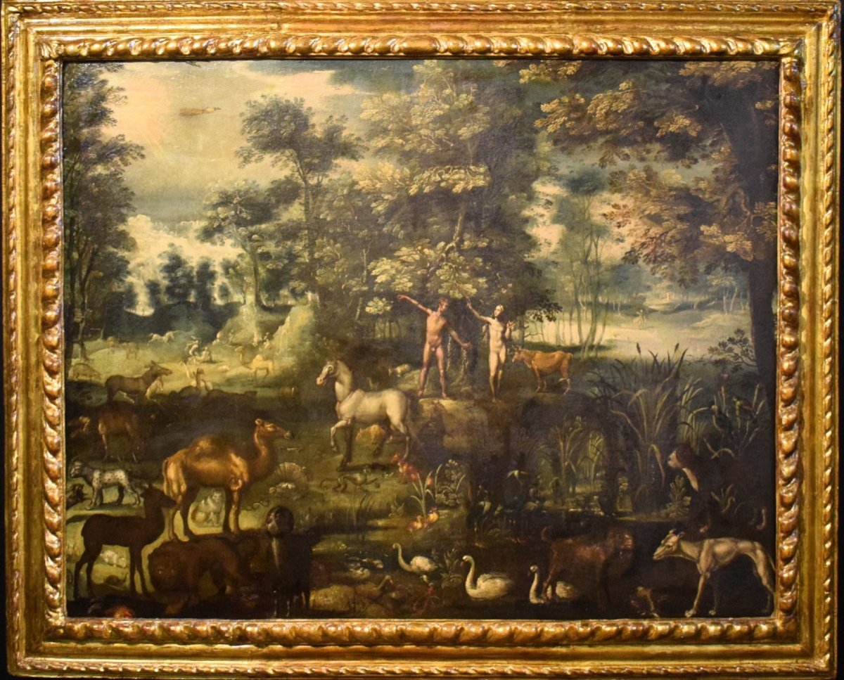 Il Paradiso Terrestre  - Jan Brueghel II° (Anversa, 1601 – 1678) bottega