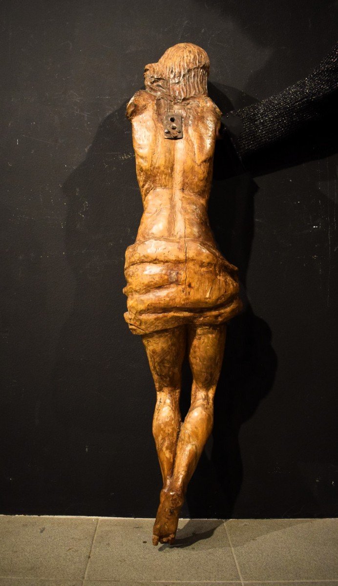 Cristo Crocifisso - Scultura lignea in tiglio - Lombardia, fine '500-photo-4
