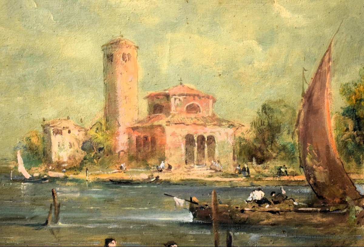 Coppia di Capricci Veneziani - Eugenio Bonivento - detto "Zeno" (1880-1956)-photo-3