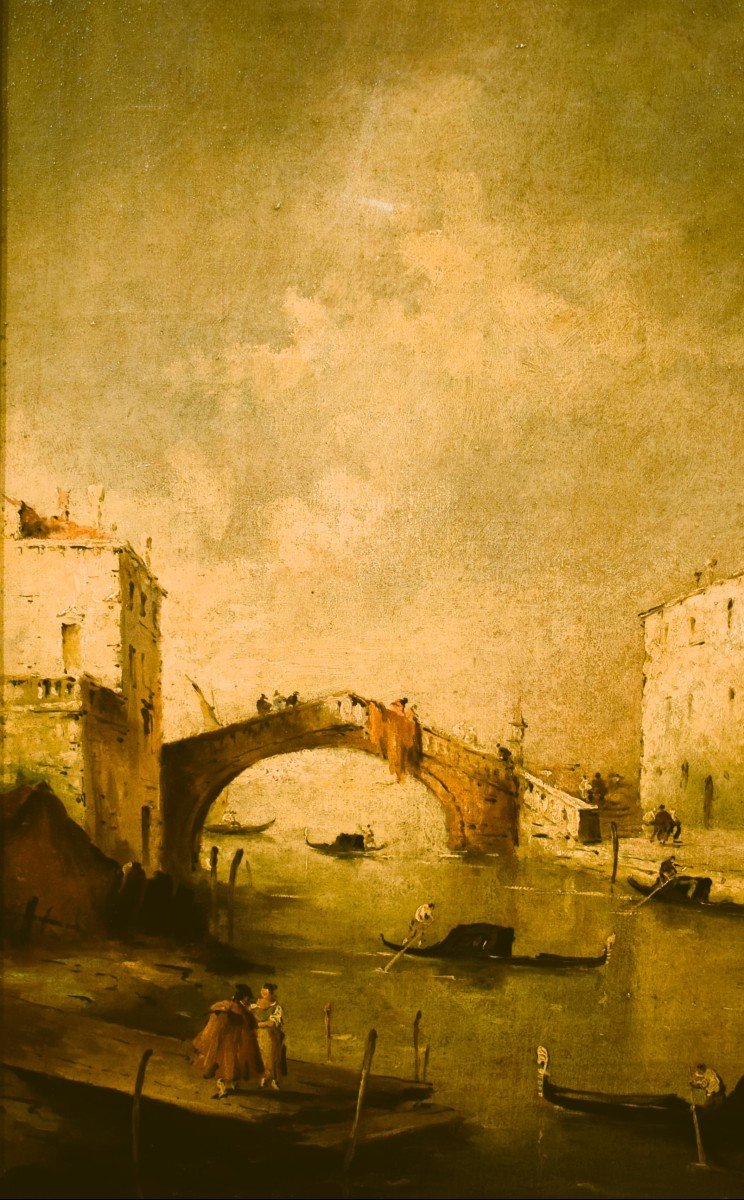 Venezia, Canale dei Mendicanti - scuola veneta del XIX° secolo-photo-3