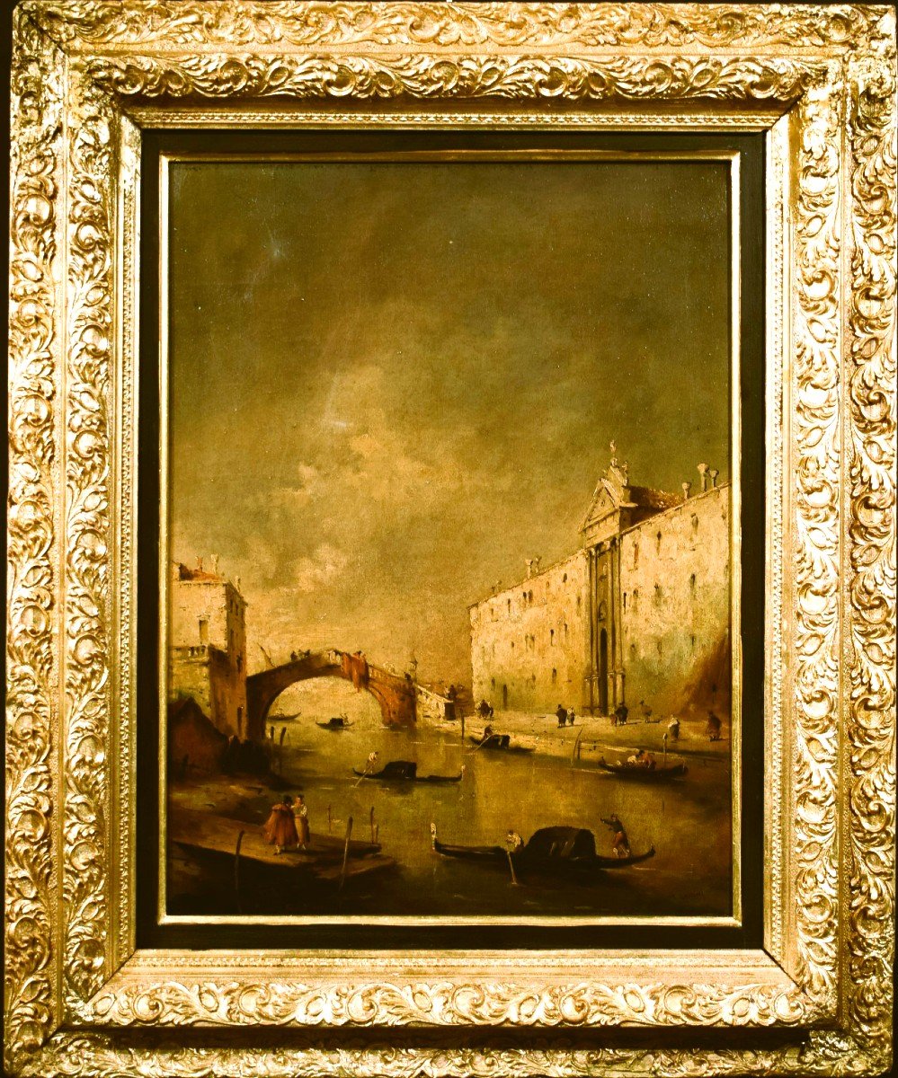 Venezia, Canale dei Mendicanti - scuola veneta del XIX° secolo