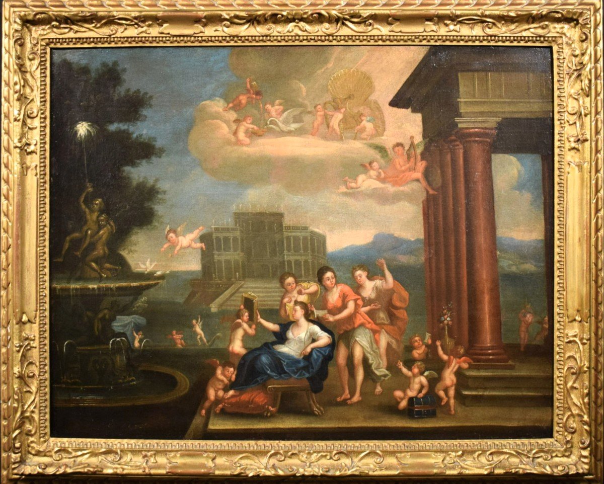 La toilette di Venere - cerchia di Francesco Albani (Bologna 1578-1660)