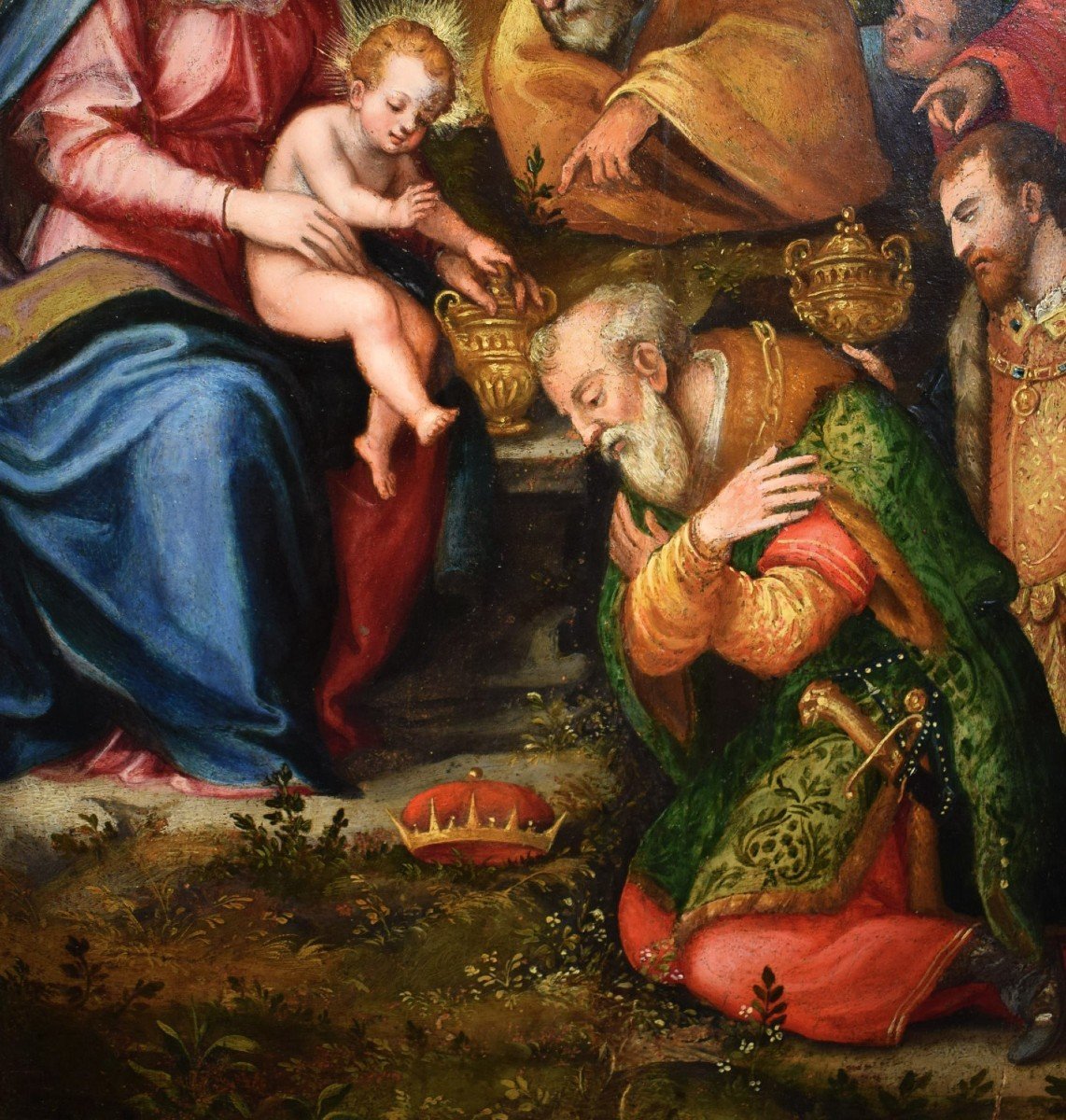 L' Adorazione dei Magi - cerchia di Frans Francken II° (Anversa 1581-1642)-photo-5