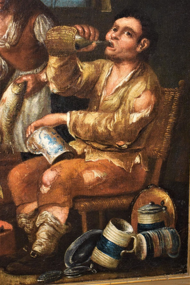 Gli allegri mendicanti  - Matteo Ghidoni (Firenze 1626-Padova1700)-photo-4