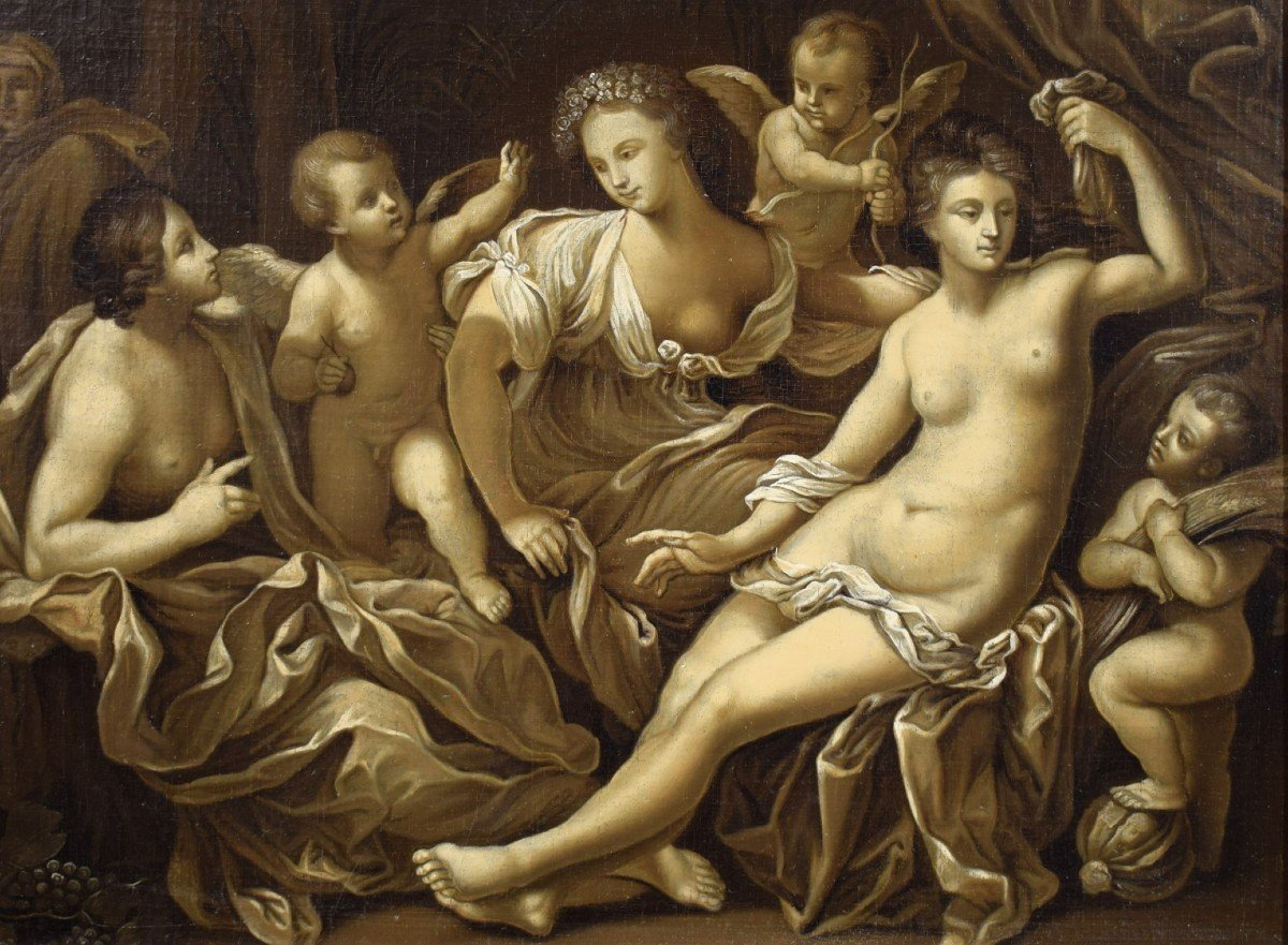 Le Quattro Stagioni -  Francesco Gessi (Bologna 1588-1649) attribuito-photo-2
