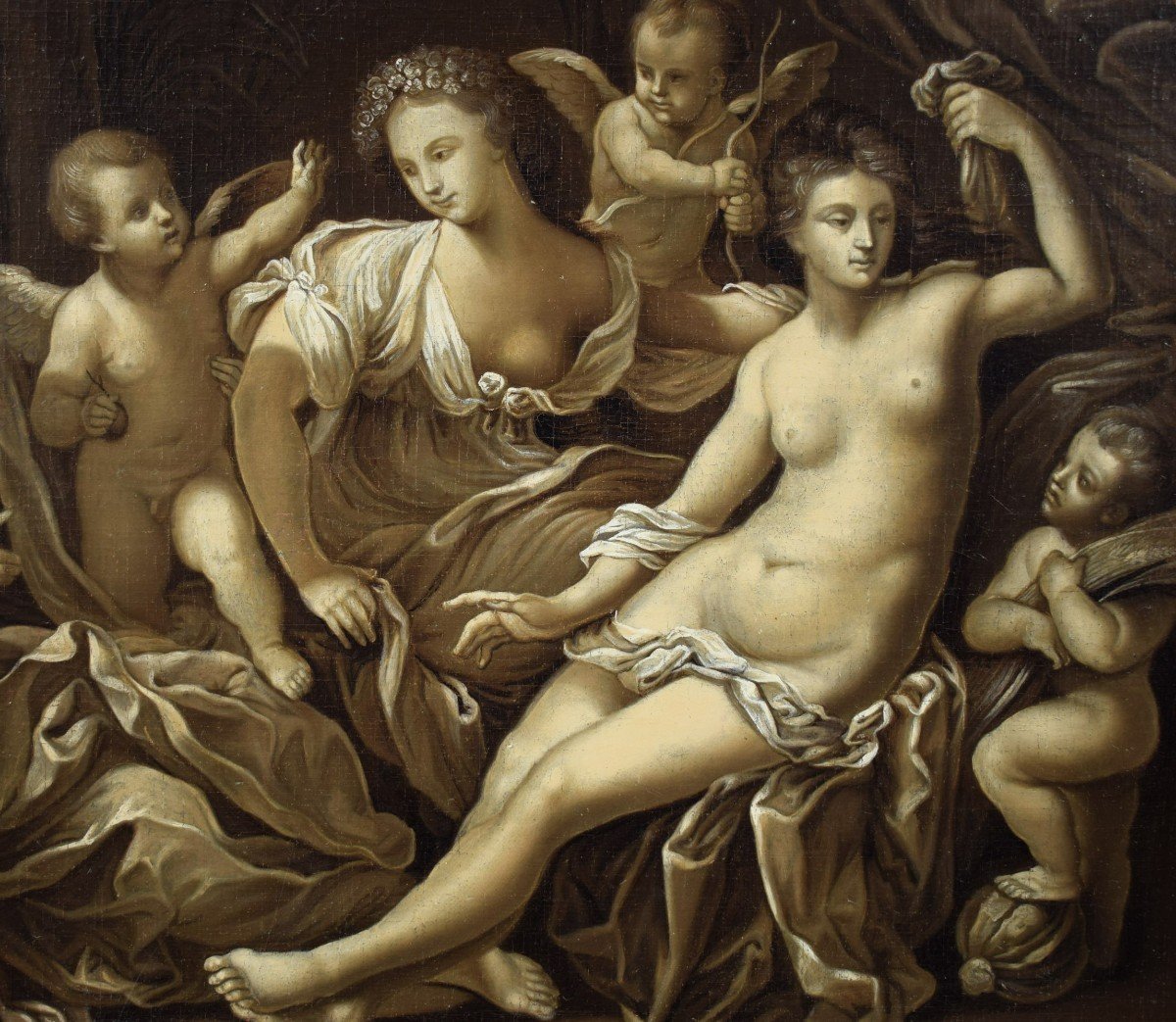 Le Quattro Stagioni -  Francesco Gessi (Bologna 1588-1649) attribuito-photo-1