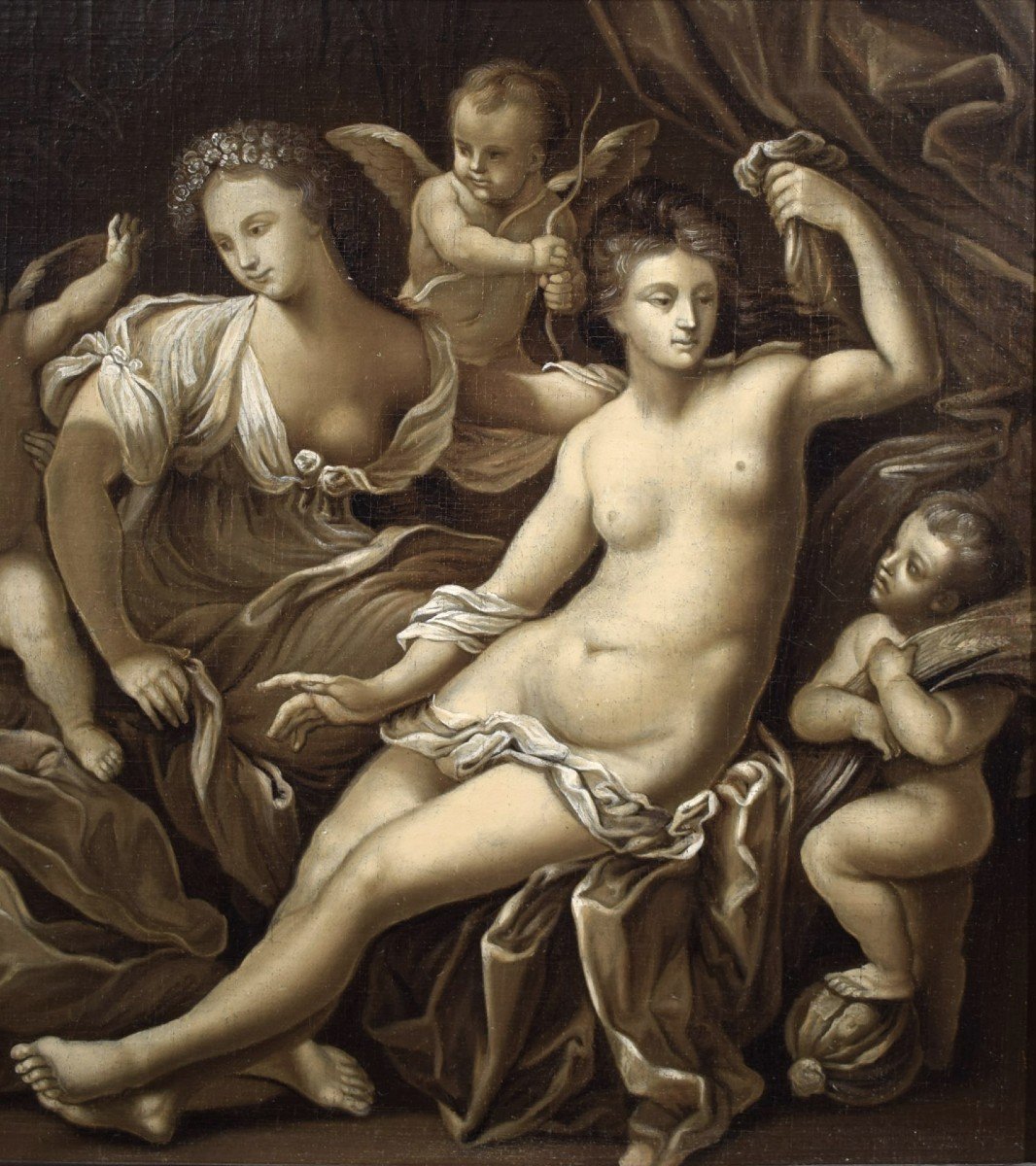 Le Quattro Stagioni -  Francesco Gessi (Bologna 1588-1649) attribuito-photo-2