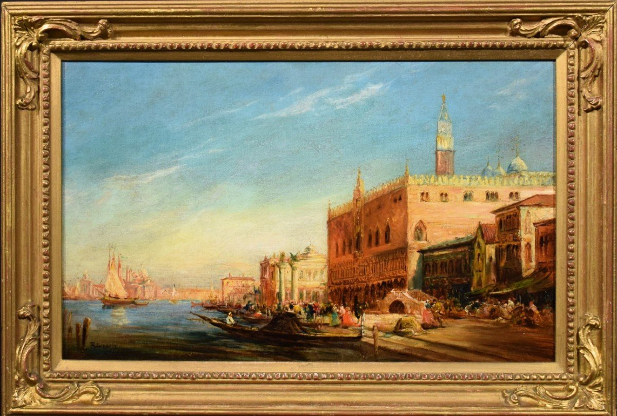 Venezia, Il Bacino di San Marco Scuola francese del XIX° secolo