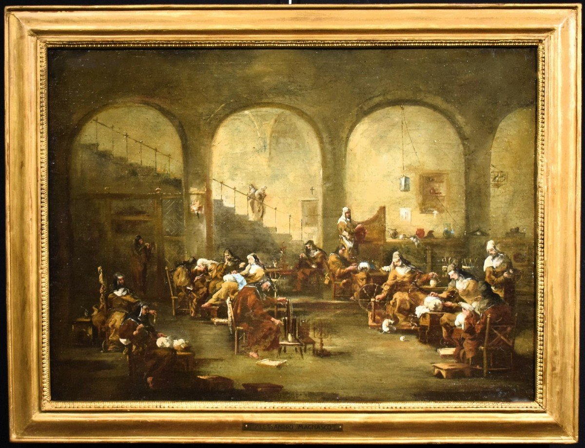 Monache nel Convento - Alessandro Magnasco, (Genova, 1667-1749 bottega-photo-2