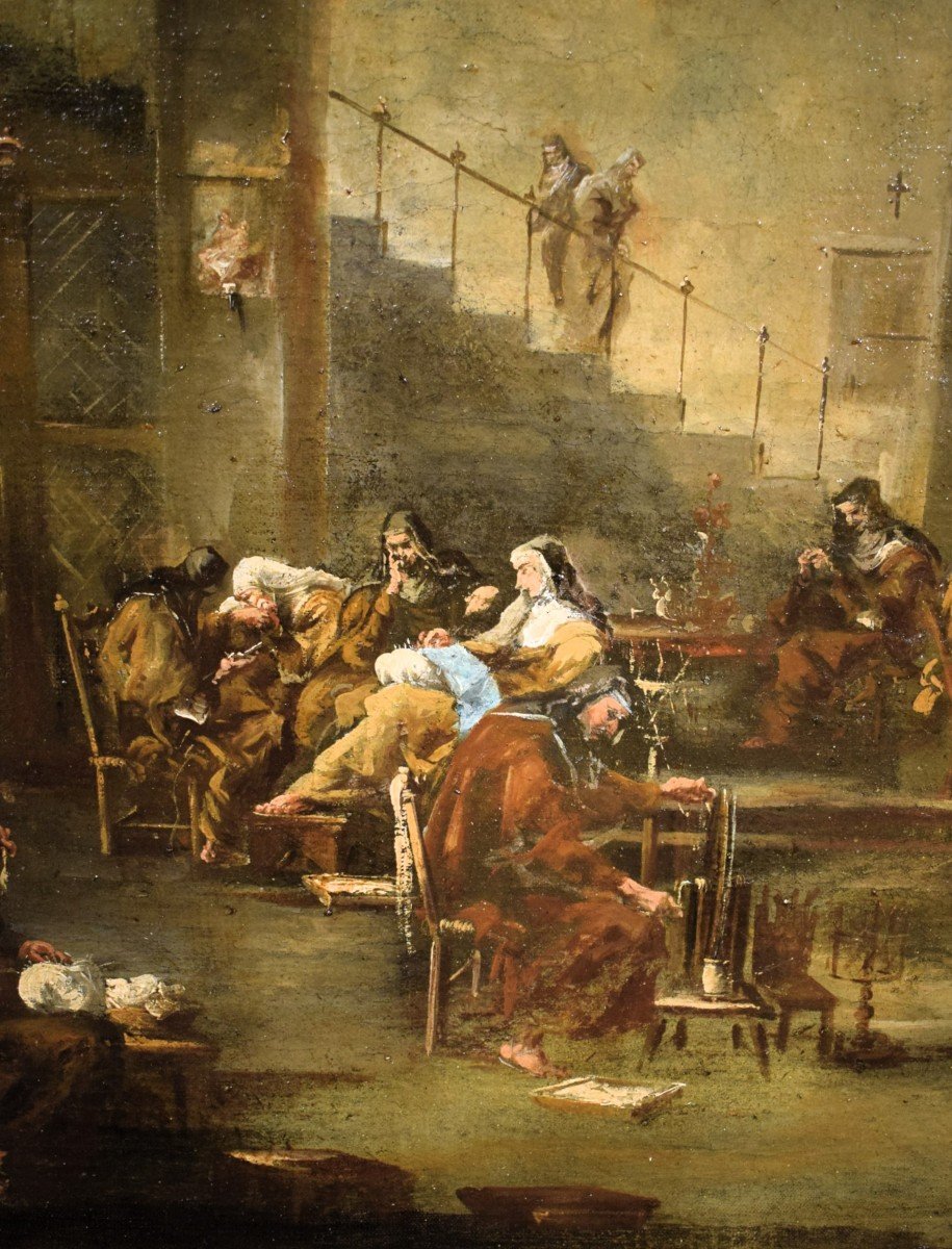 Monache nel Convento - Alessandro Magnasco, (Genova, 1667-1749 bottega-photo-1