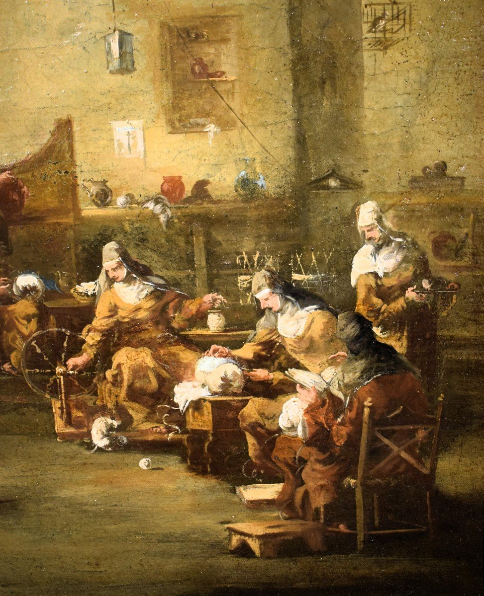Monache nel Convento - Alessandro Magnasco, (Genova, 1667-1749 bottega-photo-3