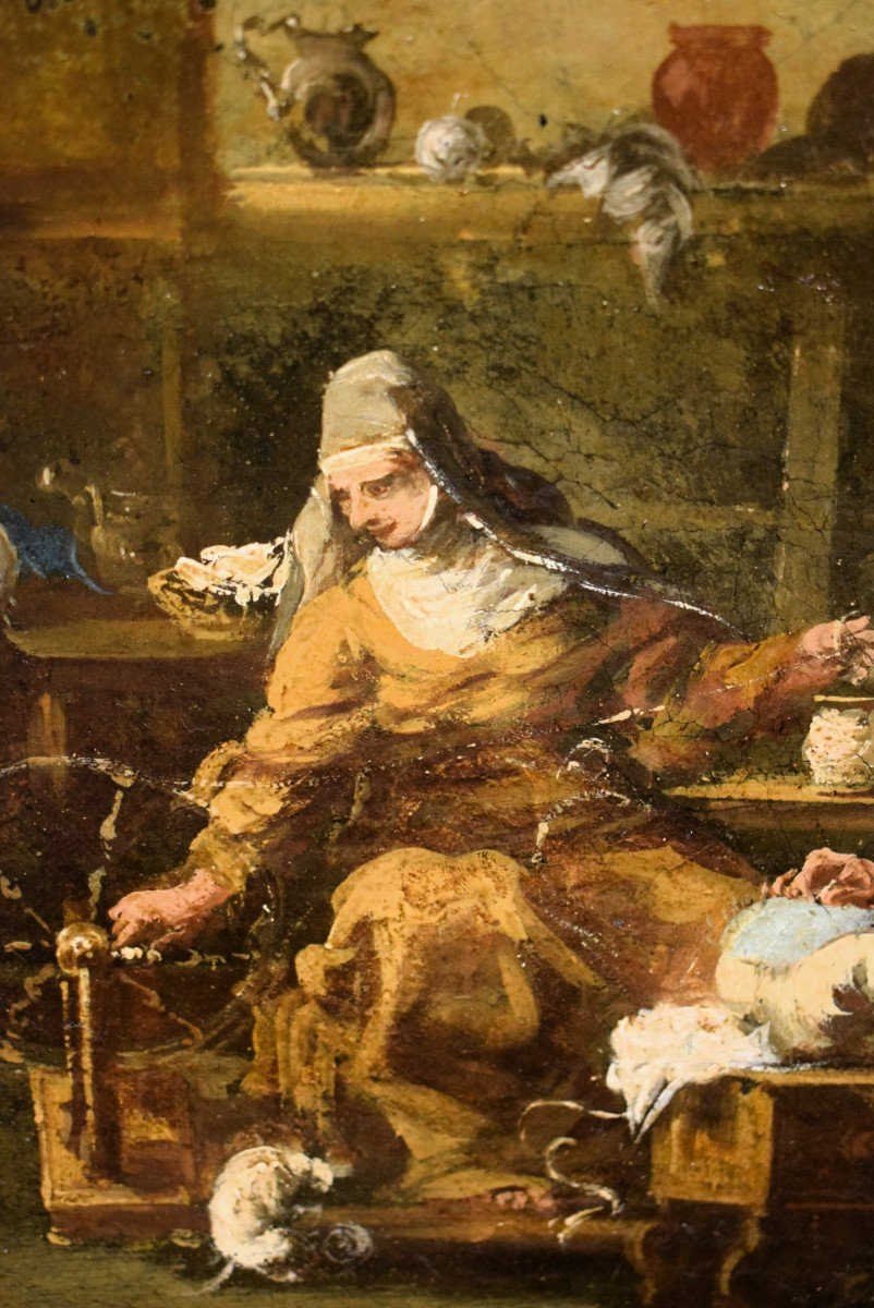 Monache nel Convento - Alessandro Magnasco, (Genova, 1667-1749 bottega-photo-6