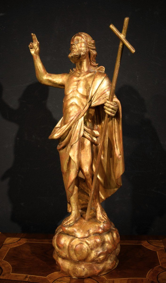 Cristo Risorto - Scultura lignea dorata - Roma, I^ metà del '700-photo-3