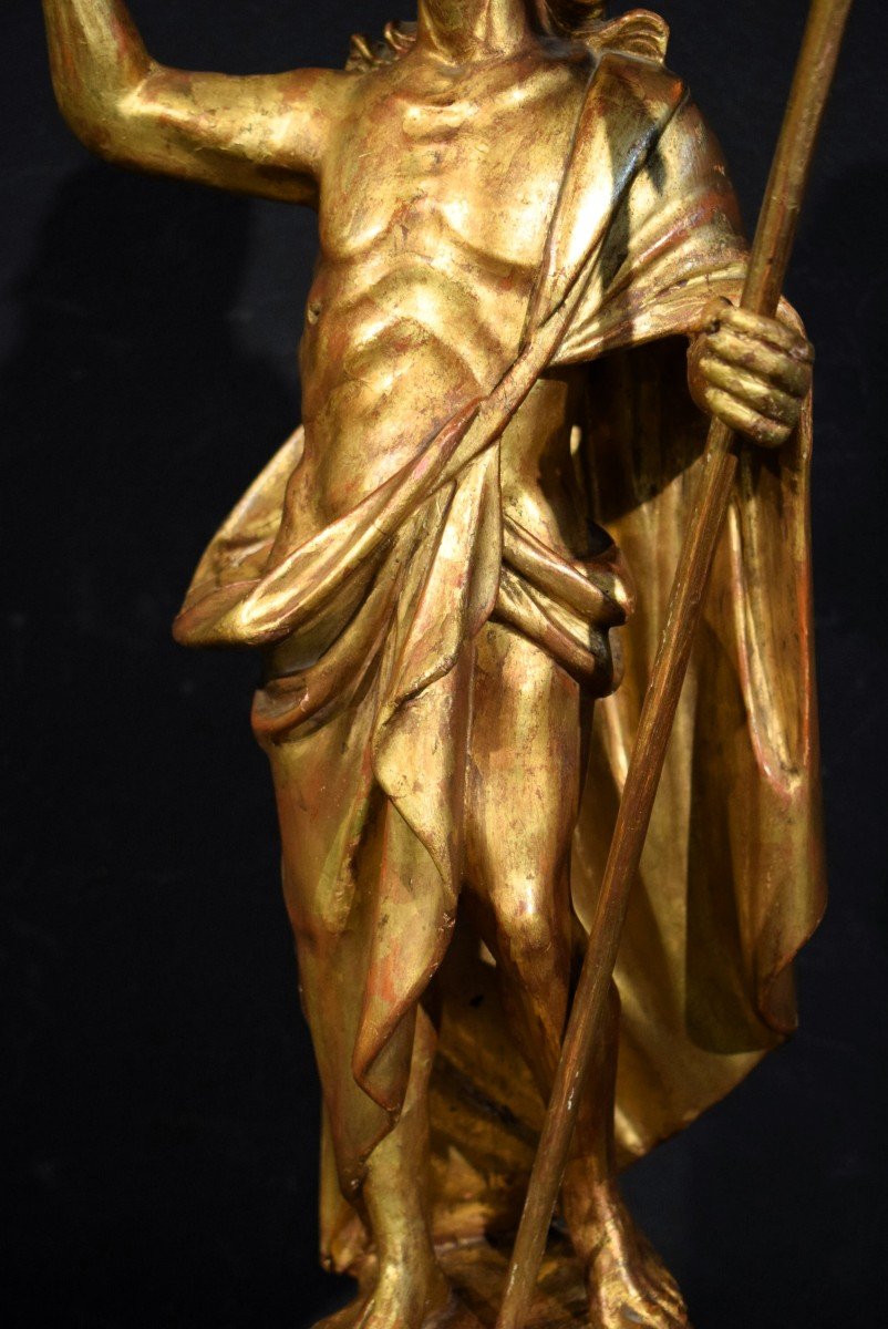 Cristo Risorto - Scultura lignea dorata - Roma, I^ metà del '700-photo-3