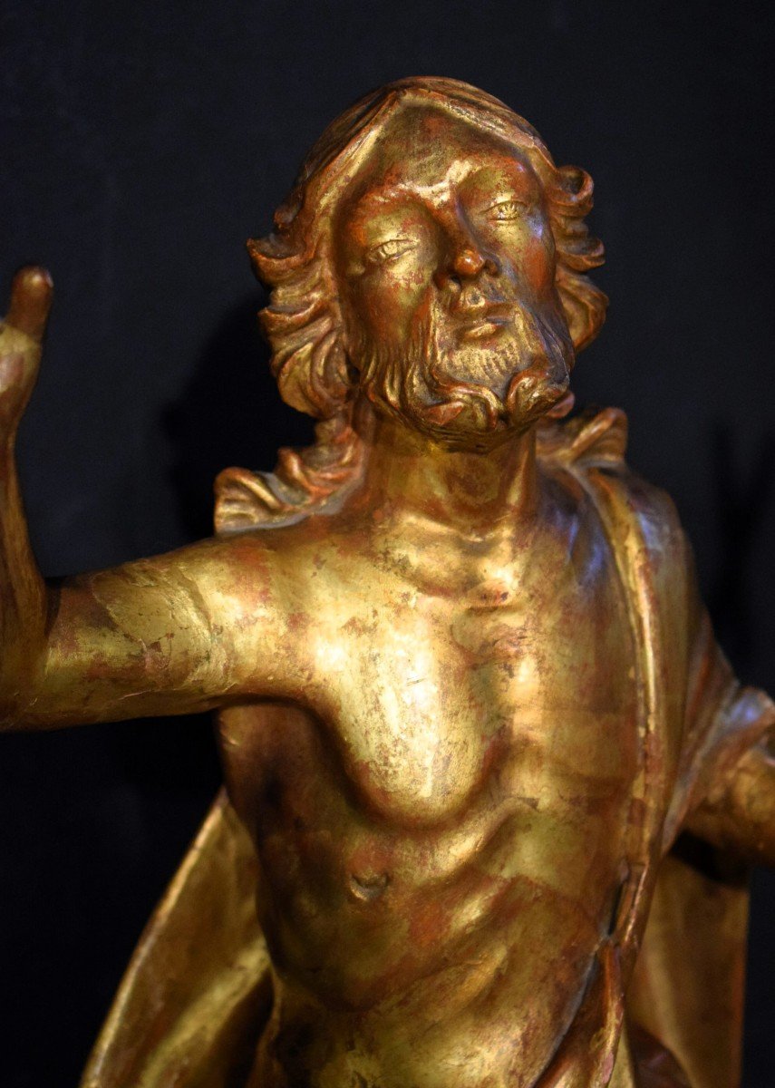 Cristo Risorto - Scultura lignea dorata - Roma, I^ metà del '700-photo-5