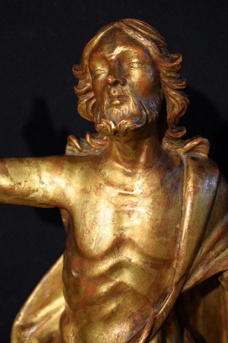 Cristo Risorto - Scultura lignea dorata - Roma, I^ metà del '700-photo-6