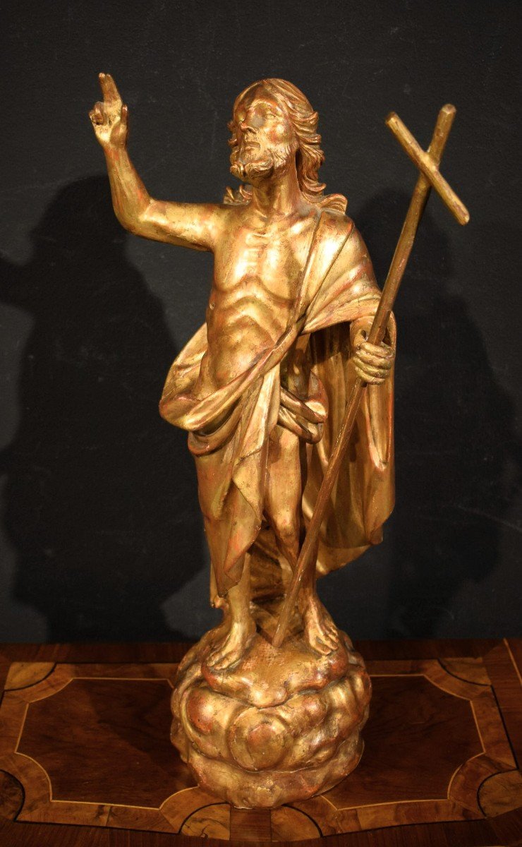Cristo Risorto - Scultura lignea dorata - Roma, I^ metà del '700-photo-7
