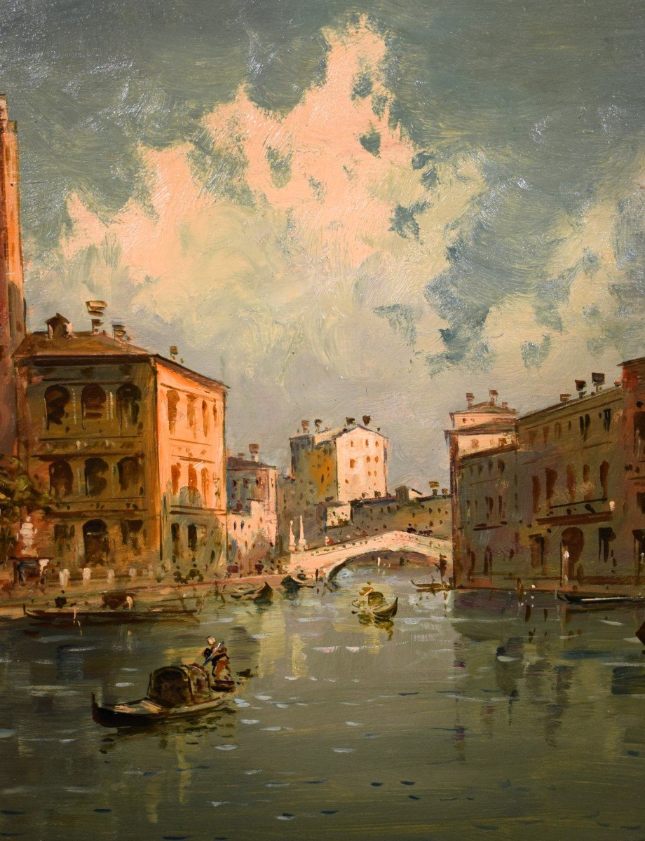 Venezia, il Canal Grande a Cannaregio - Giuseppe Riva (Ivrea 1834-1916)-photo-1