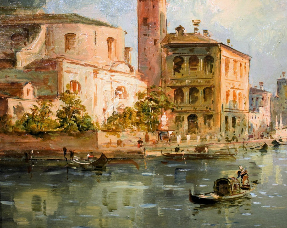Venezia, il Canal Grande a Cannaregio - Giuseppe Riva (Ivrea 1834-1916)-photo-2