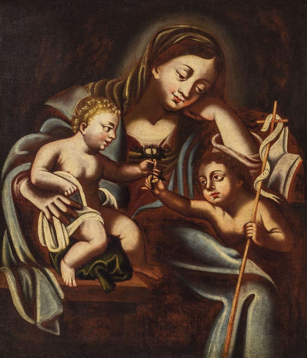 Madonna col Bambino e San Giovannino-photo-2