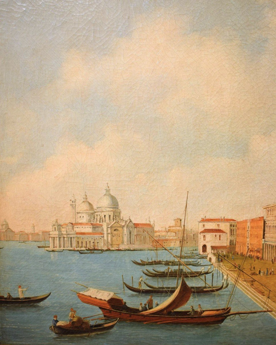 Venezia, il Bacino di San Marco Maestro Veneto del XIX° secolo-photo-2