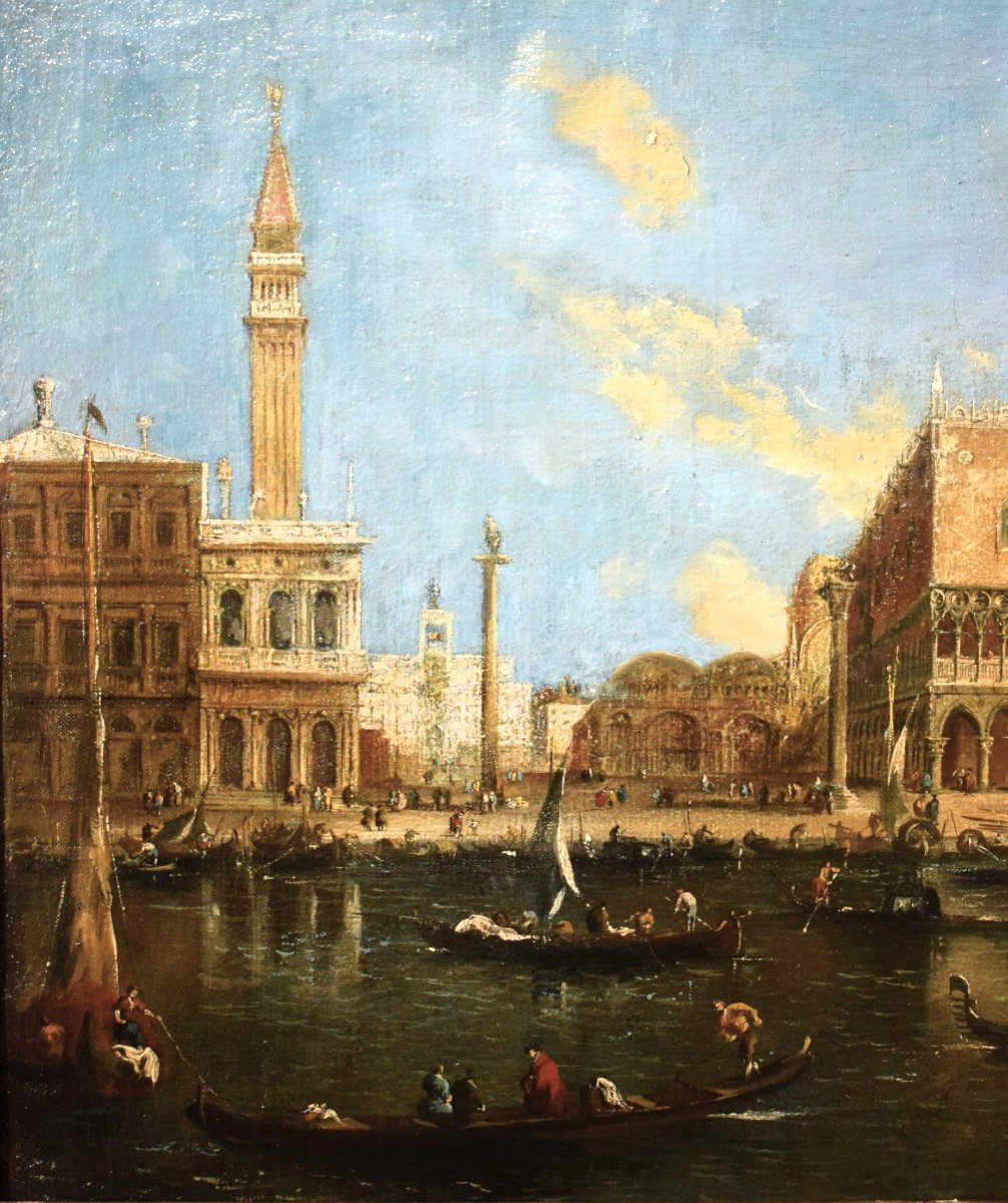 Venezia, Il Bacino di San Marco - Bottega di Francesco Guardi  (1712-1793)-photo-2