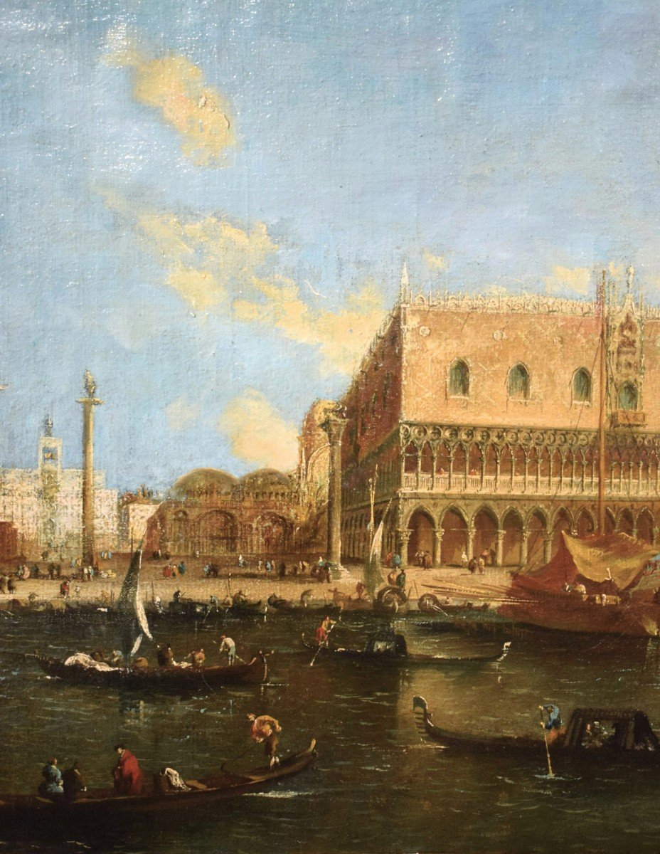 Venezia, Il Bacino di San Marco - Bottega di Francesco Guardi  (1712-1793)-photo-3