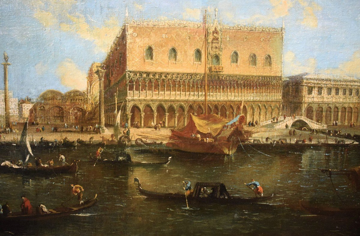 Venezia, Il Bacino di San Marco - Bottega di Francesco Guardi  (1712-1793)-photo-3