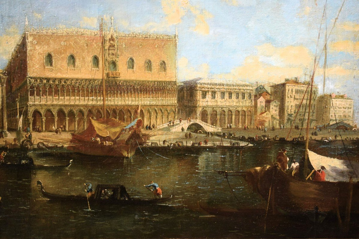 Venezia, Il Bacino di San Marco - Bottega di Francesco Guardi  (1712-1793)-photo-4