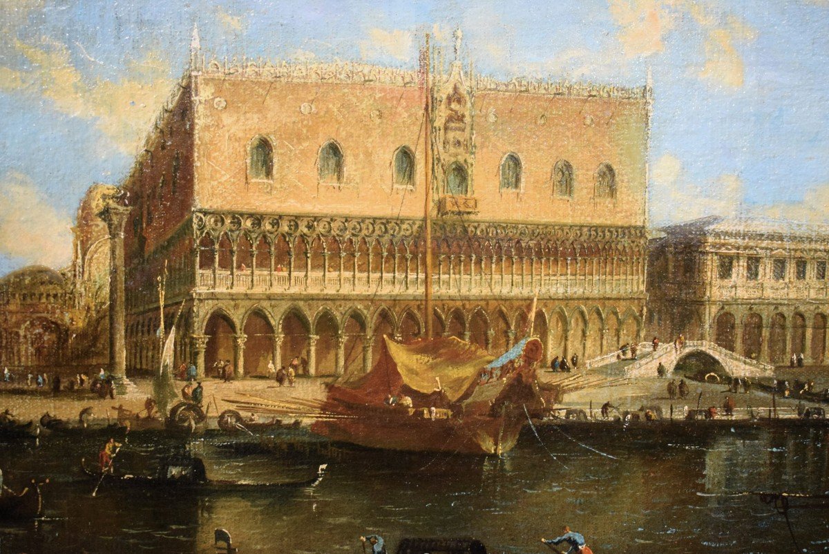 Venezia, Il Bacino di San Marco - Bottega di Francesco Guardi  (1712-1793)-photo-5