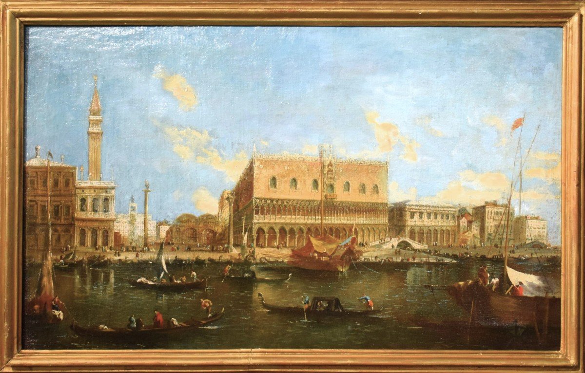Venezia, Il Bacino di San Marco - Bottega di Francesco Guardi  (1712-1793)