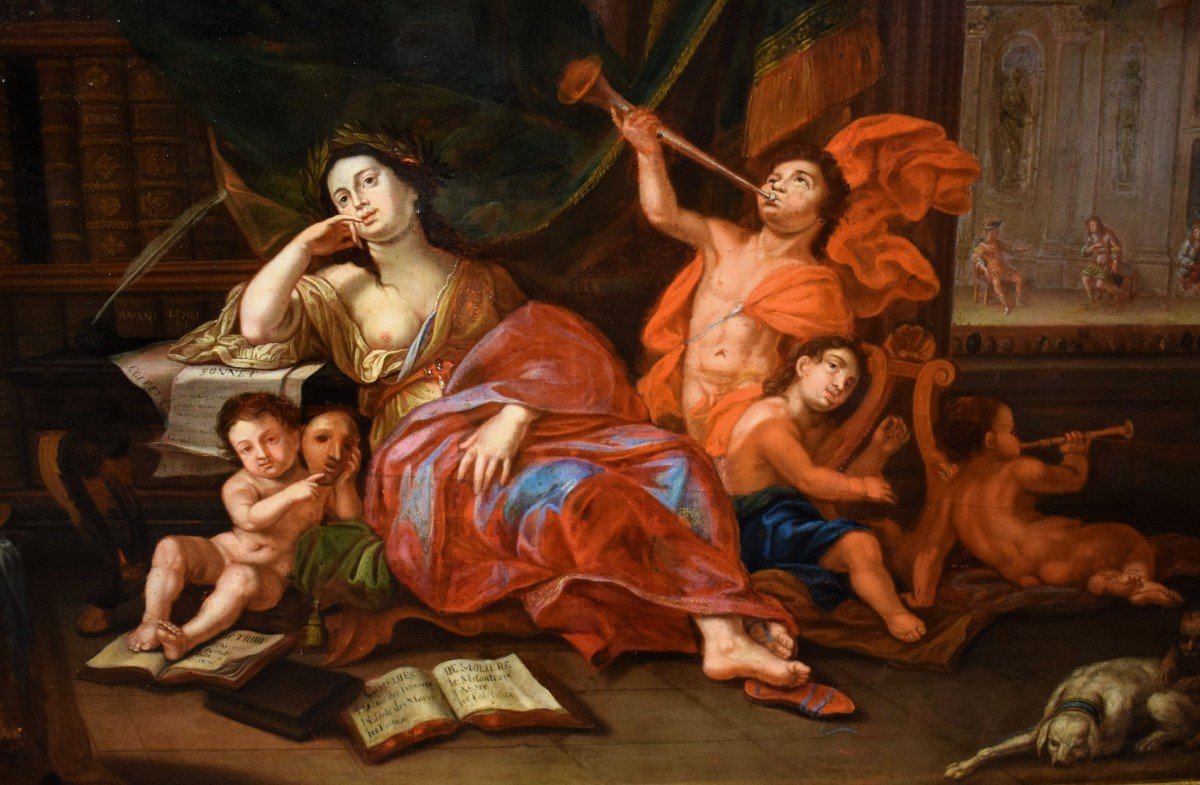 Allegoria del teatro - Carle Van Loo (1705-1765) entourage-photo-3
