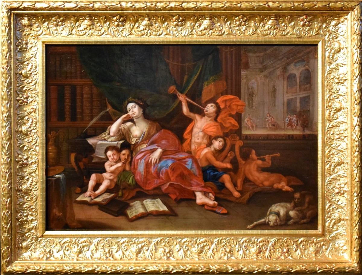 Allegoria del teatro - Charles-André Van Loo (Nice 1705 - Paris 1765)