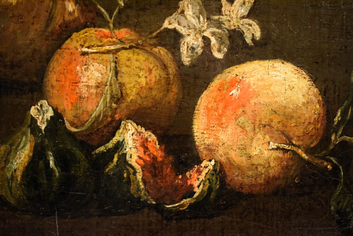 Natura morta con vaso di fiori e Frutta - Margherita Caffi (Cremona,1647-Milano,1710)-photo-6