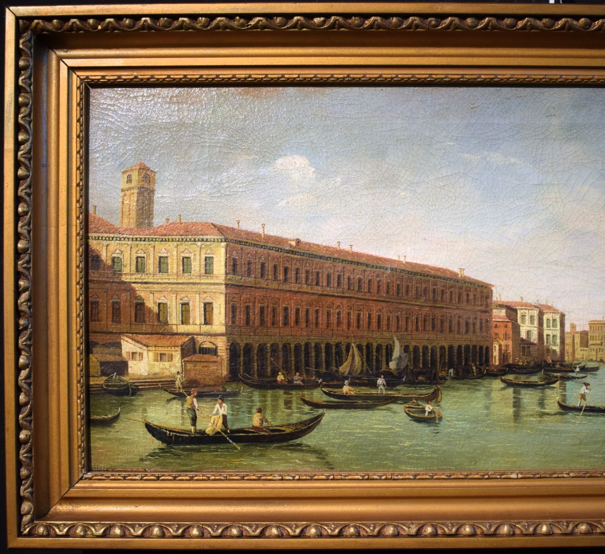 Venezia, veduta del Canal Grande - Artista Veneziano di fine '800-photo-1