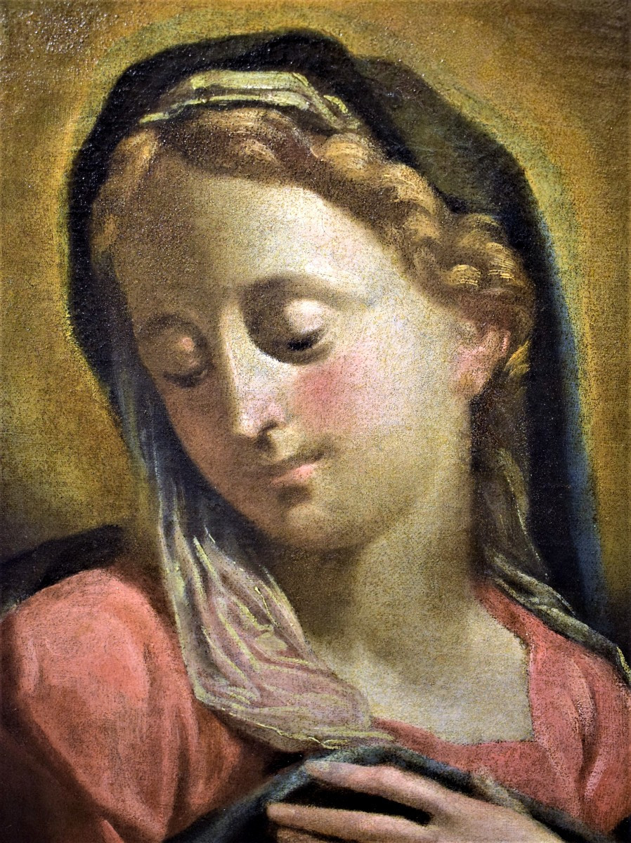 Vergine Annunciata - Francesco de Mura (Napoli 1696-1782) bottega -photo-3