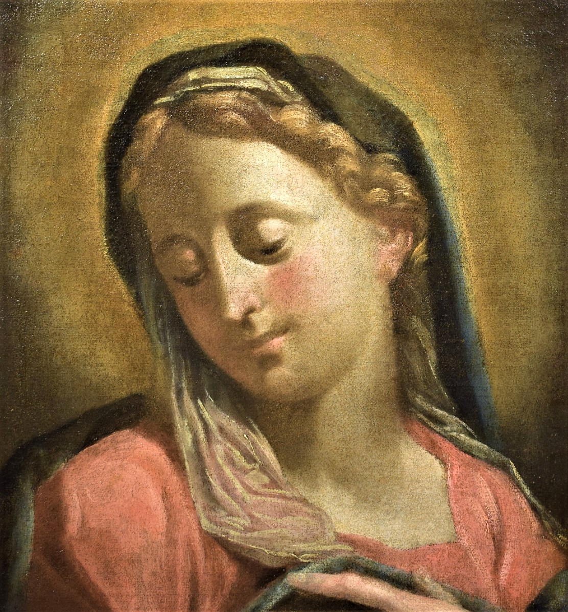 Vergine Annunciata - Francesco de Mura (Napoli 1696-1782) bottega -photo-3