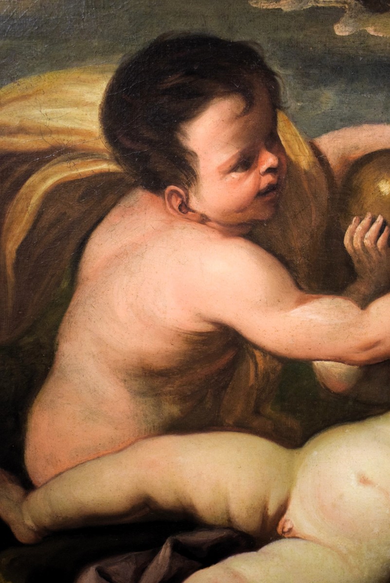 Bacco bambino  - Bottega di Domenico Piola (Genova, 1627 – 1703)-photo-4