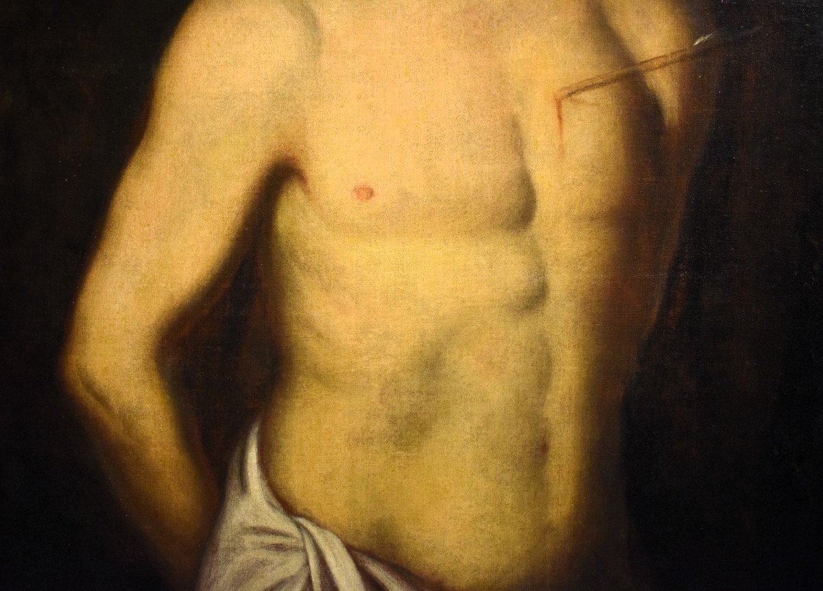 San Sebastiano - Cerchia di Guido Reni (Bologna, 1575-1642)-photo-2