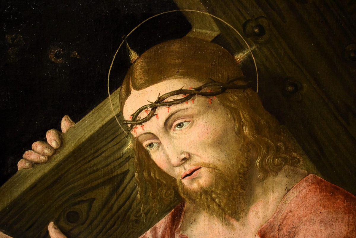 Cristo Portacroce  - Maestro Lombardo di fine '500-photo-2