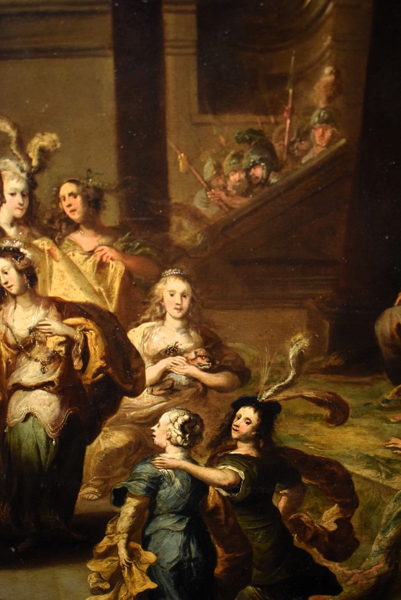Il Matrimonio di Davide ed Abigail -  Pauwels Casteels (Anversa, 1625 –1677)-photo-2